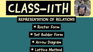 METHODS OF REPRESENTATION OF RELATIONS | ROSTER | SET BUILDER | ARROW DIAGRAM | GRAPHICAL METHOD