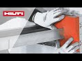 HOW TO install Hilti CFS-RCC rectangular cable collar - ETA