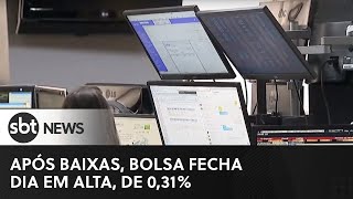 Após baixa ao longo do dia, Ibovespa fecha em alta de 0,31% | #SBTNewsnaTV (17/02/23)