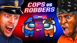 SIDEMEN AMONG US: COPS VS ROBBERS ROLES