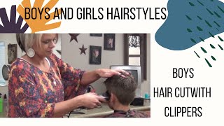 How To Cut A Boys Mohawk Fohawk Hair Cut Tutorial Fauxhawk