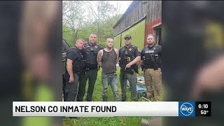 Missing Nelson County inmate found by police after walking off from work program