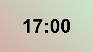 17 Minute Timer with Bomb Blast Finale Countdown with Explosive Finish