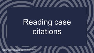 Reading case citations