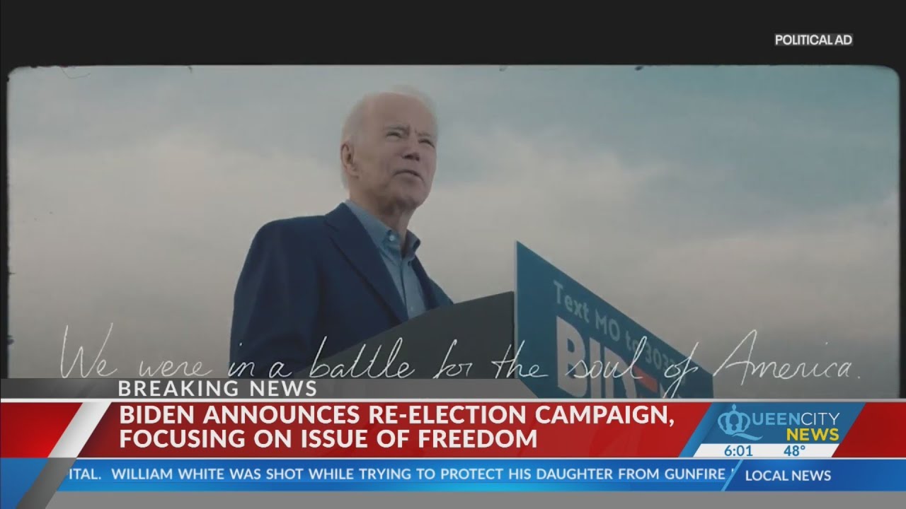 President Joe Biden Announces 2024 Reelection Bid - YouTube