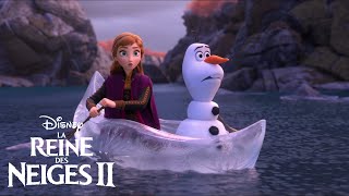 La Reine des Neiges 2 | Anna et Olaf voyagent sur un bateau de glace | Disney BE