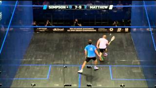 Squash : MegaRallies EP79 - Matthew v Simpson: US Open 2014