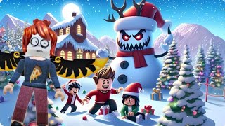 NATAL EM FAMILIA ROBLOX!HISTORIA DOS AMIGOS DE NATAL!