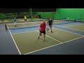 this is what table tennis players playing pickleball look like 4.5 men s doubles rec game 2021