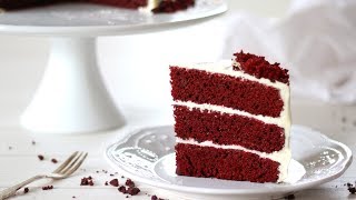 Red Velvet Cake Recipe | How to Make Red Velvet Cake with Cream Cheese Frosting