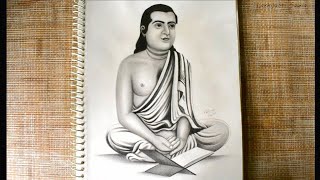 How to Draw Srimanta Sankardev | Srimanta Sankardev Drawing