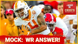 Chiefs Solve WR and OT with Explosive Picks with a Rocky Top Mock Draft Monday