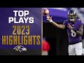 Top 10 Plays From The 2023 Season | Baltimore Ravens