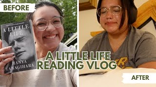 reading the saddest book of all time | a little life reading vlog *spoiler free*