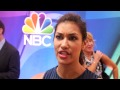 The Mysteries of Laura: Janina Gavankar 2015 NBC Upfronts Red Carpet Interviews | ScreenSlam