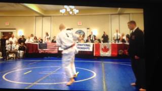 WFKO North American Light Weight title fight 2015 round 1