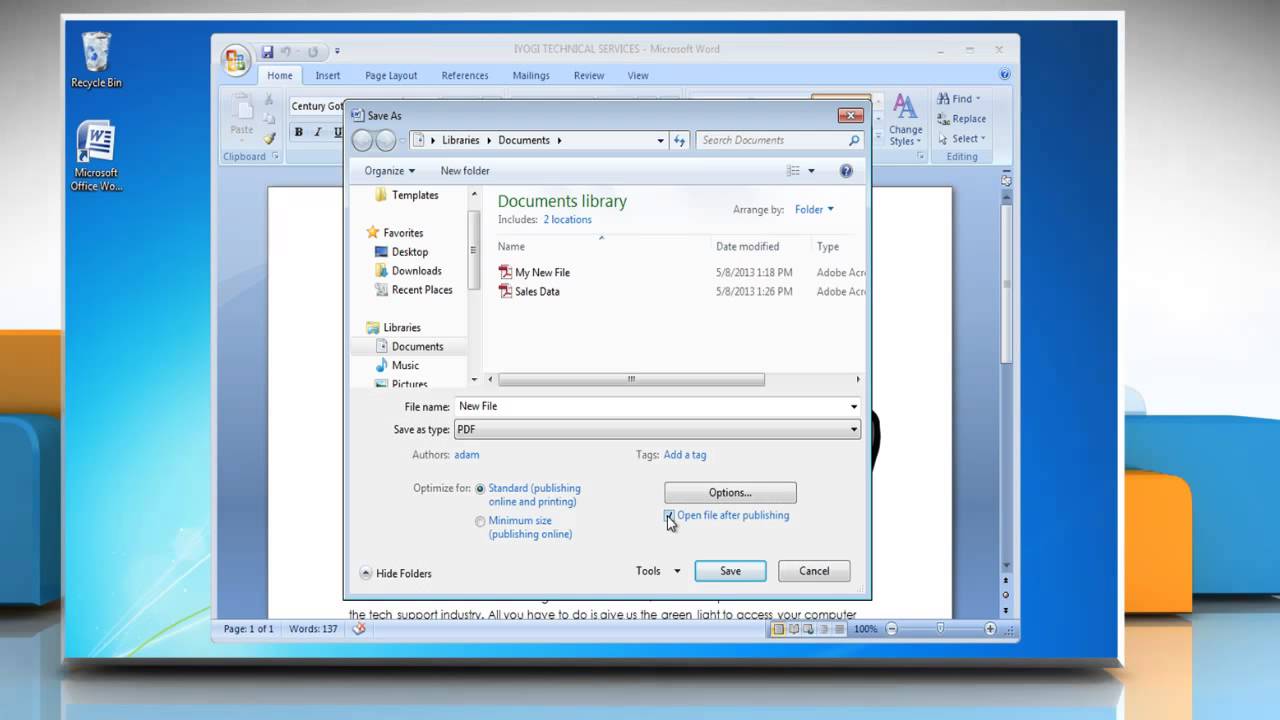 How To Save As Pdf File In Word 2007 Gaweracu How To Save As Pdf File In Word 2007 Gaweracu
