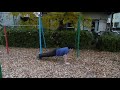 clean 20 muscle ups＋10 push ups＋1 slow muscle ups クリーンマッスルアップ２０回