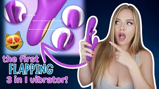 The First FLAPPING VIBRAT0R from Amazon's LOVENOTE! 3 in 1 Womens Adult Toy Review by Badd Angel
