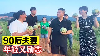 跟着我舅舅海哥踏上山岗，体验90后夫妻劳动成果！年轻又励志【海派大龙】