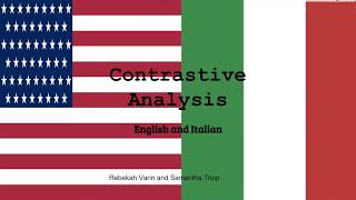 Contrastive Analysis Part 1