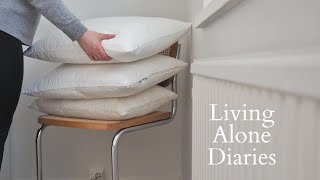 Living ALONE Vlog | Being Comfortable in My Own Skin | Minimalist Living & Hygge | Silent Vlog