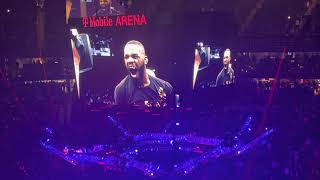 Cyril Gane and Jon Jones walkouts and Bruce Buffer introductions at UFC 285.