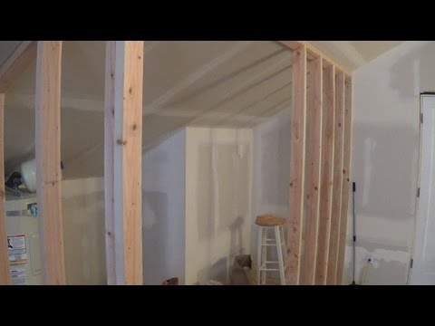 How to Frame a Wall with a Sloping Ceiling How to Frame a Wall with a Sloping Ceiling