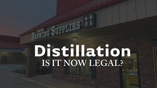 BREAKING: Is Distillation Now Legal?