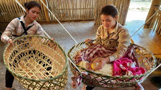 How to make a hammock for children to sleep with from Bamboo (Do by hand) - Pet care | Daily life