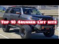 10 BEST 4RUNNER LIFT KITS