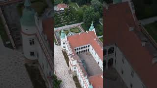 Baranów Sandomierski Castle from a Bird's Eye View: Aerial Tour of Poland’s Renaissance Gem