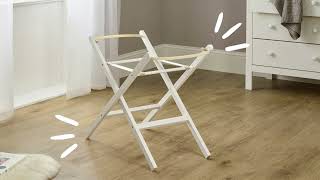 Assembling The Compact Moses Basket Folding Stand | How to series | Clair de Lune UK #howto