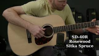 Can a 000 keep up with a 12 fret dreadnought? Larrivee 000-03M vs the SD-40R