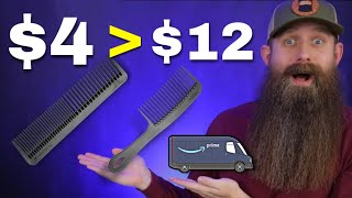 Best Beard Comb Value EVER [Chicago Combs] PET Carbon Fiber Comb!