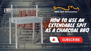 How To Use An Extendable Spit As A Charcoal BBQ