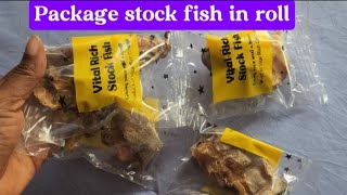 Stockfish packaging in roll #stockfish #branding #package #vitalrichconcept #business #diy #roll