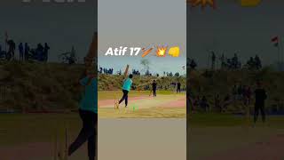 fantastic six by Atif 17😱🏏powerfull six 6⃣🏏 #cricket #viral #shorts #short #sixers #1k #viral