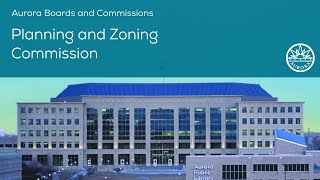 Planning and Zoning Commission - Aug. 27, 2025 Regular Meeting