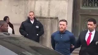Conor McGregor being arrested by NYPD!FANS GO OFF RESPECT BROOKLYN!