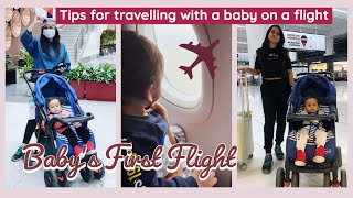 How to prepare for Baby's First Flight || Tips For Travelling With A Baby On A Plane/Flight || HINDI