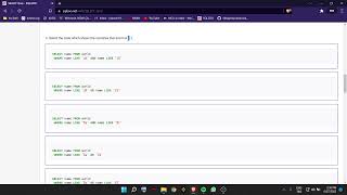 SQLZOO SQL tutorial Episode 1: Select basics