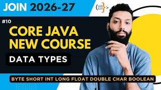 ๐ป Core Java | 2026โ27 | Data Types in Java | CodeHunt | Saif Sir