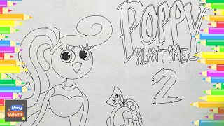 Mommy Long Legs Coloring Page / Poppy Playtime Coloring Pages / Coring.