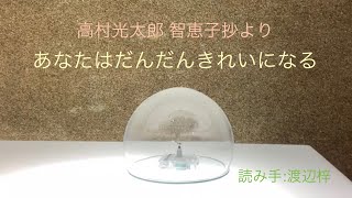 「あなたはだんだんきれいになる」　高村光太郎　智恵子抄より