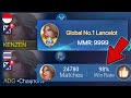 KETIKA PUBLIK PAMER WR LANCE DI DEPAN GLOBAL LANCELOT ‼️ LANGSUNG KASI PAHAM CUY - Mlbb