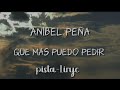 Anibel peña| Que más puedo pedir | Pista karaoke