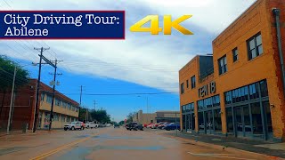 Texas City Driving Tour: Abilene 4K