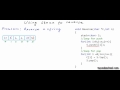 Reverse a string or linked list using stack.