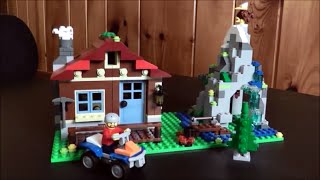 LEGO Vlog: Building the Mountain Hut | brickitect